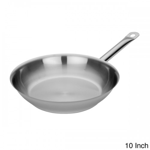 Miu Tri-Ply Stainless Steel and Aluminum 10-inch or 12-inch Open Fry Pan