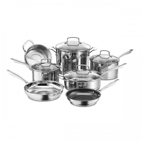 11PC SET PROFFESSIONAL         ACCSSTAINLESS COOKWARE SET