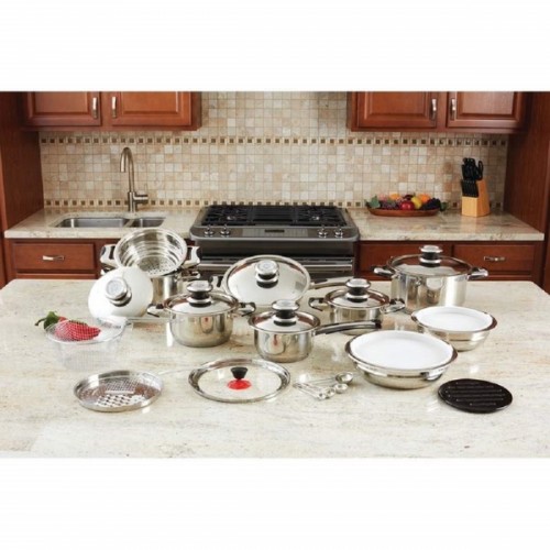12-element High-quality Stainless Steel Cookware Set (28-piece)