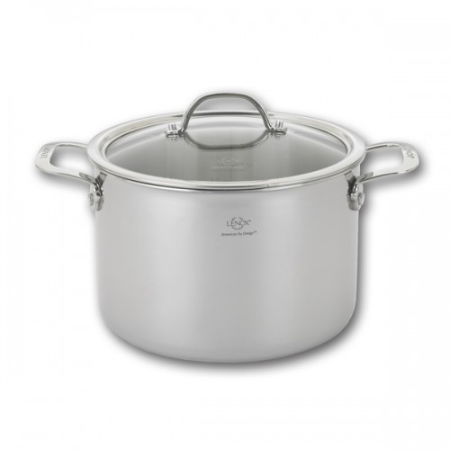 Tri-ply Stainless Steel 8-quart Stock Pot and Lid