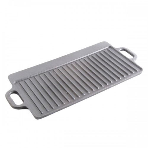 Addlestone 17-inch x 9-inch Cast Iron Reversible Griddle/ Grill with Handles
