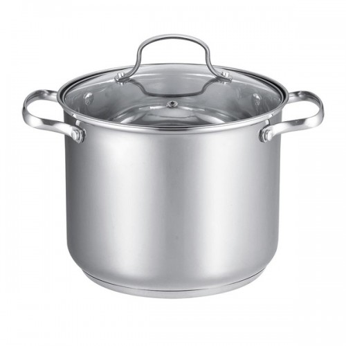 All Stainless Steel 12-quart Covered Stock Pot