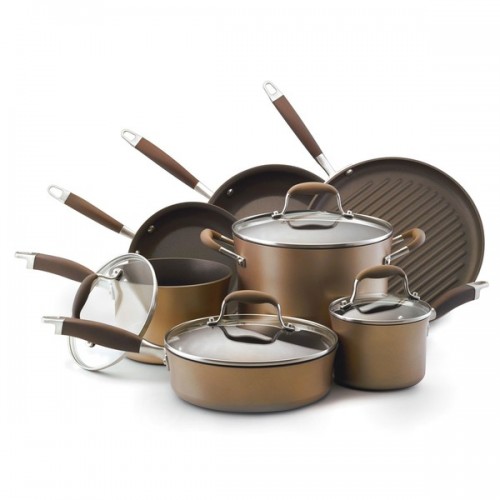 Anolon Advanced Bronze Collection Nonstick 11-piece Cookware Set