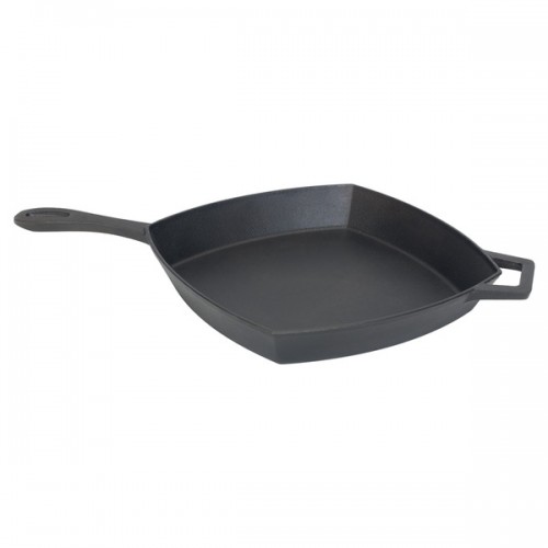 Bayou Classic Cast Iron 12-inch Square Skillet