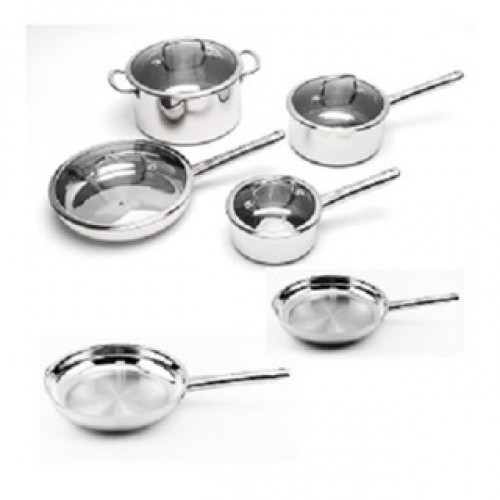 BergHOFF EarthChef Boreal Stainless Steel 10-piece Cookware Set
