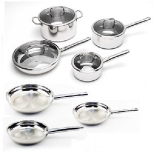 BergHOFF EarthChef Boreal Stainless Steel 11-piece Cookware Set