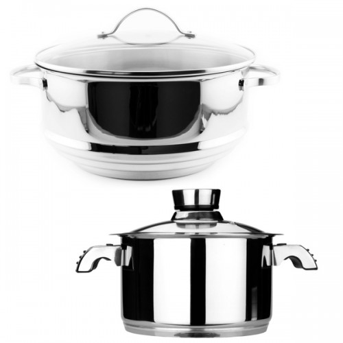 BergHoff EarthChef Premium Stainless Steel Steamer Set (Set of 2)