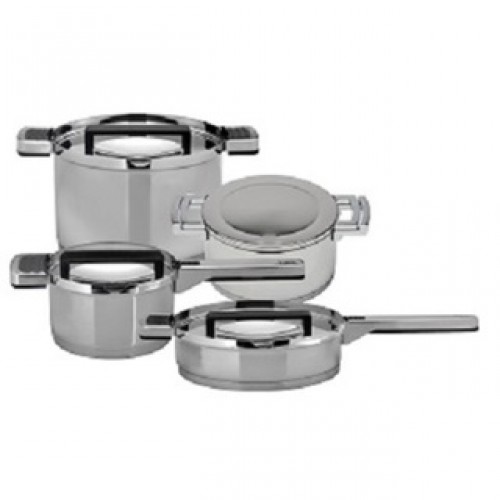 BergHOFF Neo Cookware Set 18/10 Stainless Steel 8pc