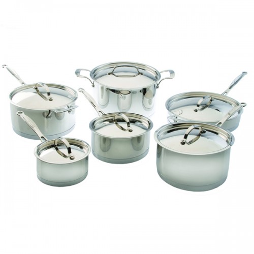 Berghoff Earthchef Acadian 12-piece Stainless Steel Cookware Set