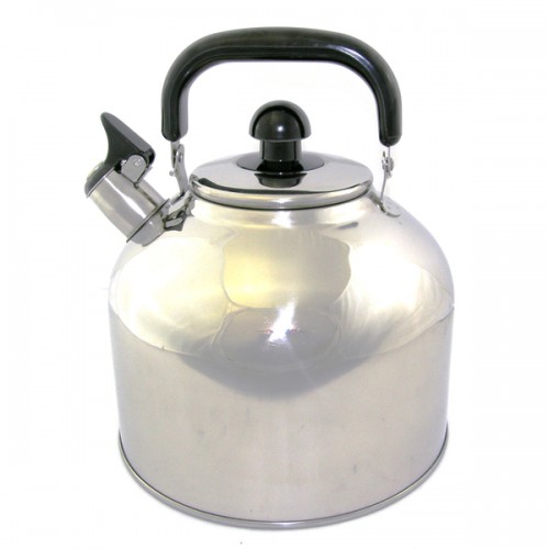 Big 6.3-liter 7-quart Stainless Steel Whistling Tea Kettle Pot with Infuser
