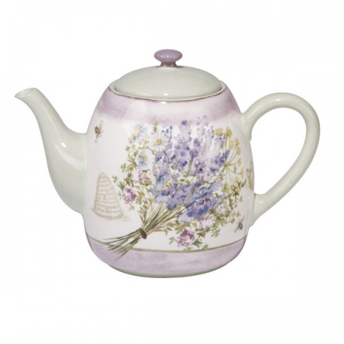 Certified International Herbes de Provence Ceramic 40 oz. Teapot