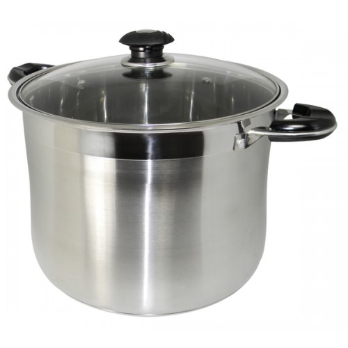 Concord 16-quart Heavy-duty 18/10 Stainless Steel Gourmet Tri-Ply Stockpot