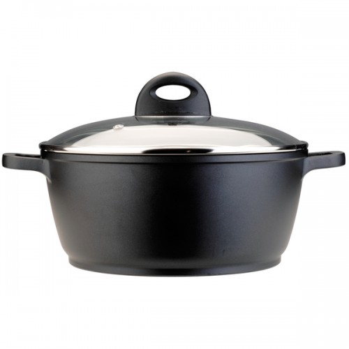 CooknCo 11-inch Cast Covered Stockpot