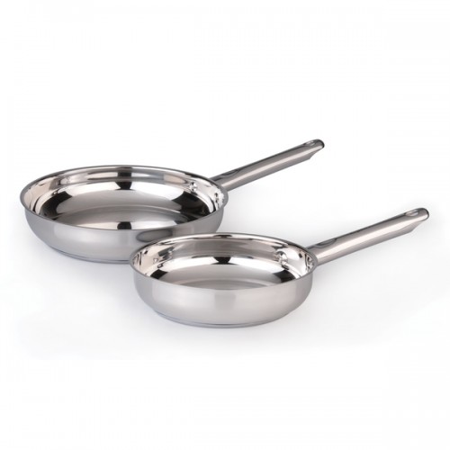 Coreal 2-piece Stainless Steel Fry Pan Set