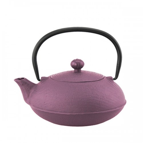 Creative Home Kyusu 20 oz. Cast Iron Tea Pot - Purple