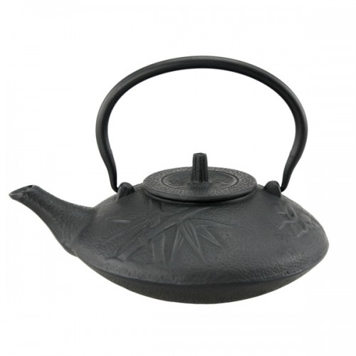 Creative Home Kyusu 38-ounce Cast Iron Black Tea Pot