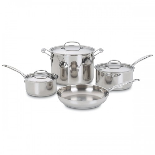 Cuisinart Chef's Classic 7-piece Stainless Steel Cookware Set