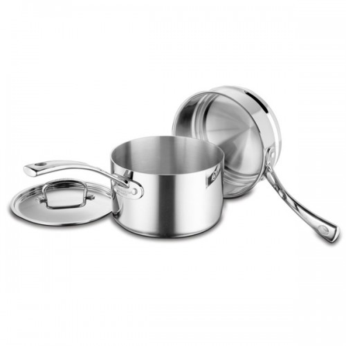 Cuisinart French Classic Tri-ply Stainless 3-piece Saucepan and Double Boiler Set