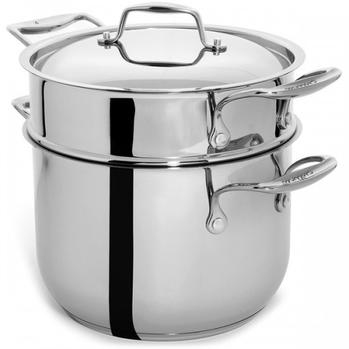 Culina Stainless Steel 6-quart Pasta Pot/ Vegetable Steamer