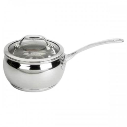 David Burke Gourmet Pro Splendor 2qt Chef Sauce Pan Pot With Lid Stainless Steel