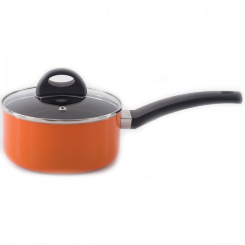 Eclipse 6.25-inch Orange Covered Sauce Pan