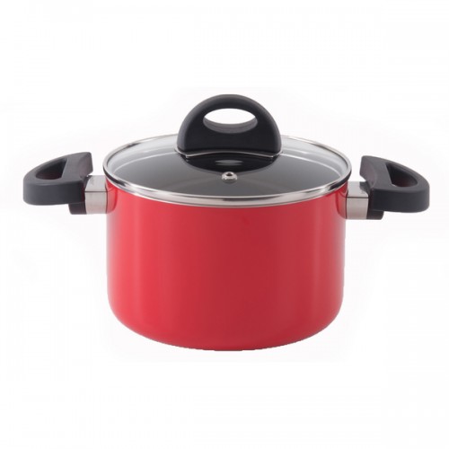 Eclipse 6.25-inch Red Covered Casserole Dish