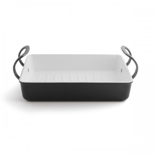 Eclipse Black and White Roasting Pan