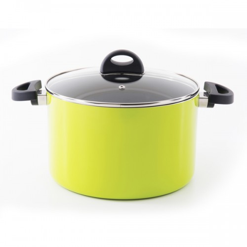 Eclipse Covered stockpot 10-inch Lime