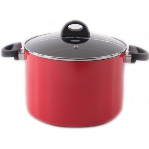 Eclipse Covered stockpot 10-inch Red