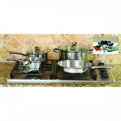 ExcelSteel Cookware with Tools Set
