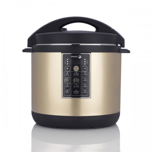 Fagor LUX Champagne-colored Ceramic/Plastic/Stainless Steel 8-quart Mulitcooker