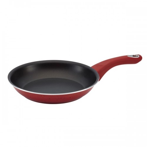 Farberware New Traditions Speckled Aluminum Nonstick 8 1/2-inch Red Skillet