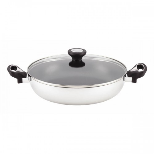 Farberware New Traditions Aluminum Nonstick 11-inch Covered Everything Pan