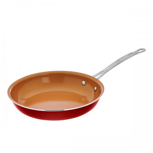 Gotham Steel Red Ti-cerama 10.25-inch Non-stick Frying Pan