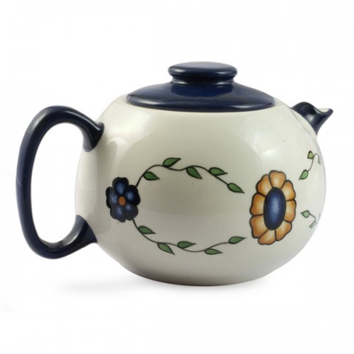 Handmade Ceramic 'Margarita' Tea Pot (Guatemala)