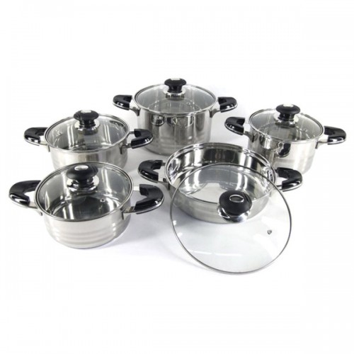 10 Piece Stainless Steel Cookware Set