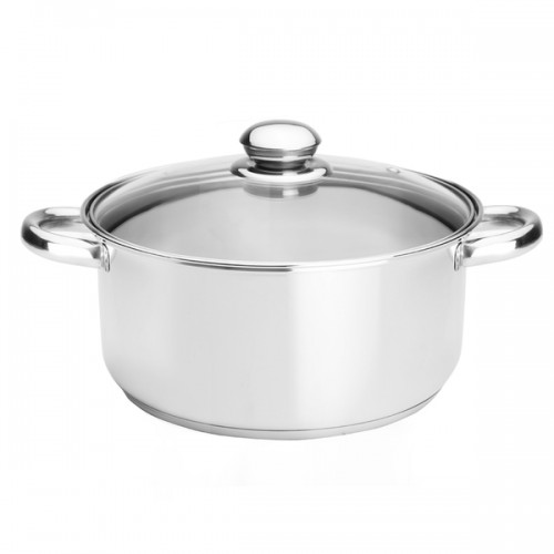 Kinetic GoGreen Classicor Stainless Steel 5.5-quart Covered Dutch Oven with Glass Lid