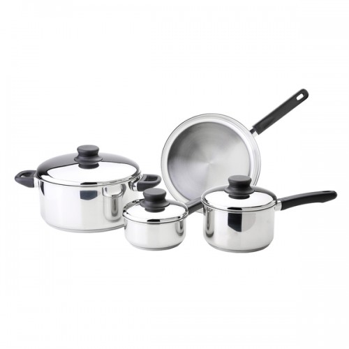Kinetic GoGreen Kitchen Basics 7-Piece Stainless Steel Cookware Set