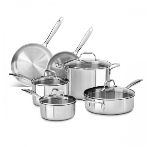 KitchenAid Stainless Steel 10-piece Tri-ply Cookware Set