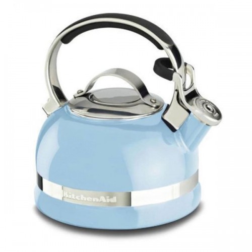 KitchenAid Cameo Blue 2-quart Full Stainless Steel Handle and Trim Band Kettle