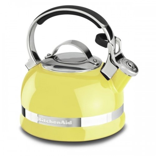 KitchenAid KTEN20SBIS Citrus Sunrise 2-quart Kettle with Full Stainless Steel Handle and Trim Band