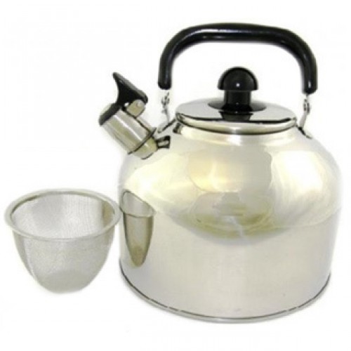 Large 4.5-liter Stainless Steel Tea Kettle with Infuser