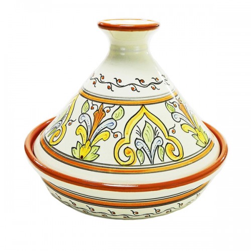Handmade Le Souk Ceramique 'Salvena' Cookable Tagine (Tunisia)
