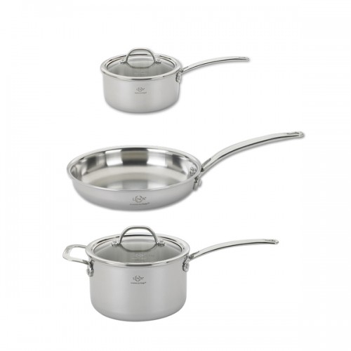 Lenox 5-Piece Tri-Ply Stainless Steel Cookware Set