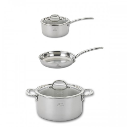 Lenox 5-Piece Tri-ply Stainless Steel Cookware Starter Set