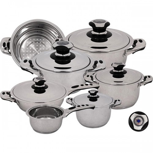 Magefesa Ecotherm Dietetic Stainless Steel 12-piece Cookware Set