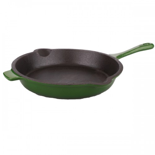 Neo 10-inch Green Cast Iron Fry Pan