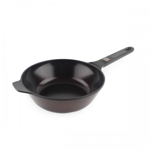 Neoflam MyPan Red Ceramic 11-inch Nonstick Chef's Pan with Detachable Handle