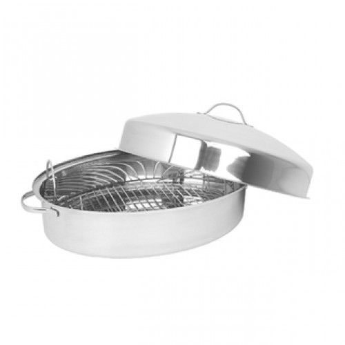 Oneida Stainless Steel Roaster With Domed Lid