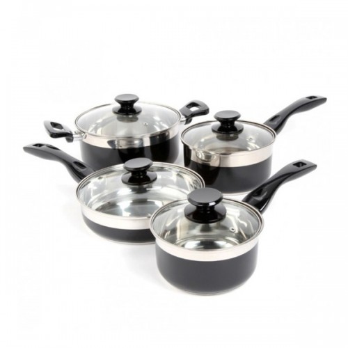 Oster Cramerton Black 8-piece Cookware Set